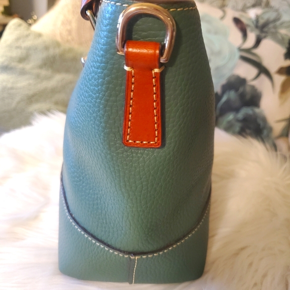 Gorgeous Dark Green Dooney & Bourke Pebble Mini Chelsea Shopper - Picture 6 of 14